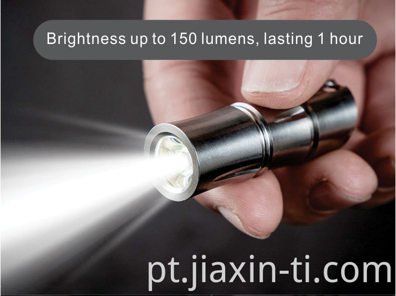 Titanium flashlight